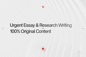 write urgent essay and research article