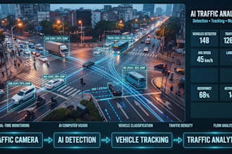 build real time vehicle detection and tracking software for traffic cameras