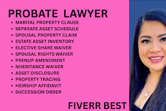 be your ca,ny,florida probate lawyer for prenups,property and succession matters