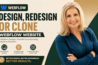 do webflow website design redesign webflow website or clone webflow website