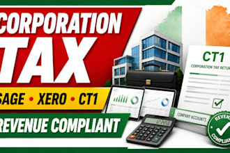 file irish corporation tax ct1 bookkeeping sage xero ros revenue