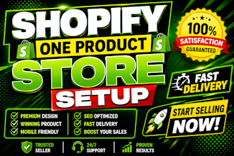 create a cruixie high converting one product shopify dropshipping store