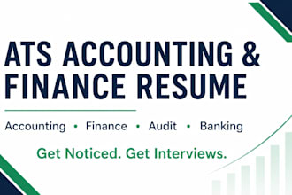 write an ats accounting and finance resume