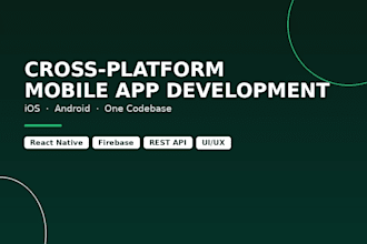 develop a react native mobile app for ios and android