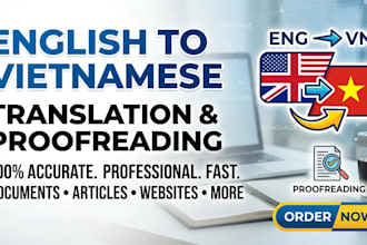 translation and proofreading english to vietnamese