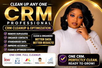 clean up kw command wise monday crm real geeks  and cinc