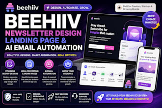 create beehiiv newsletter design beehive landing page beehiv ai email automation