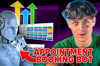 build web automation, appointment bots, booking bots and reservation bot for you