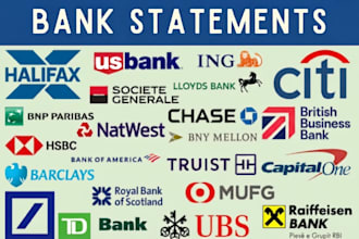 design business or individual bank statements for loans