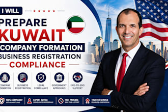 prepare kuwait company formation business registration  compliance