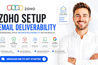 setup zoho mail email deliverability zoho one crm google workspace zoho books