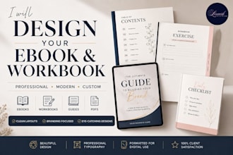 design your ebook or workbook