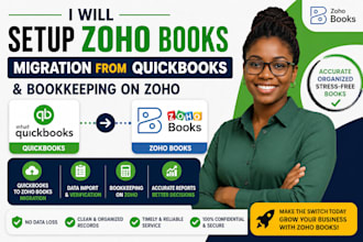 setup zoho books migration from quickbooks and bookkeeping on zoho