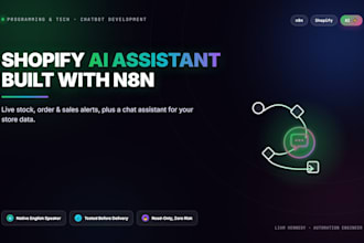 build an ai assistant for your shopify store using n8n