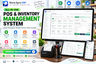 develop point of sale inventory management system pos system