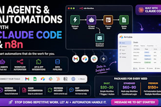 build ai agent and automation with claude code and n8n