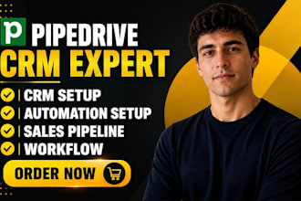 be your pipedrive CRM setup and optimization expert