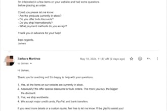 manage your whatsapp business and email messages