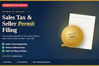 file your sales tax, get seller permit and resale certificate