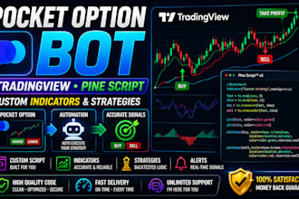 code pocket option automation, tradingview indicators, strategy and pine script