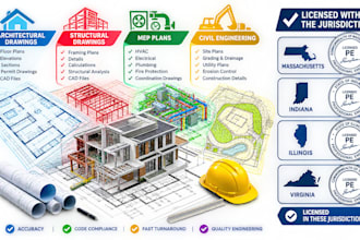 provide structural engineer stamp for massachusetts indiana illinois virginia