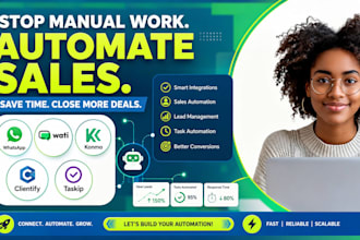 integrate whatsapp with wati konmo sales automation clientify taskip integration