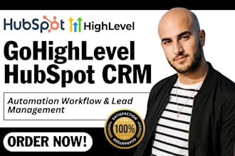 setup gohighlevel hubspot crm automation workflow lead management