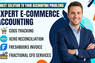 e commerce accounting cogs tracking xero reconciliation freshbooks invoice cfo
