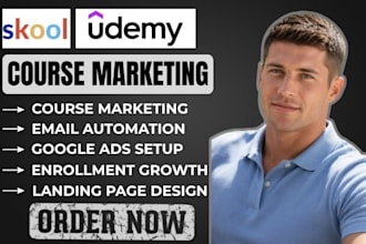 online course marketing, google ads leads generation for online course growth