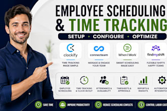 do employee scheduling time tracker clockify connecteam when I work findmyshift