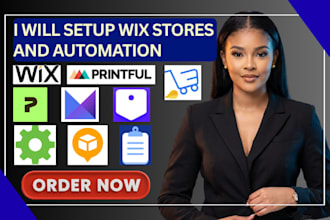 setup wix stores printful printify modalyst spocket shipstation aftership smile