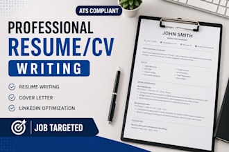 write executive resume, CV, cover letter and optimize linkedin