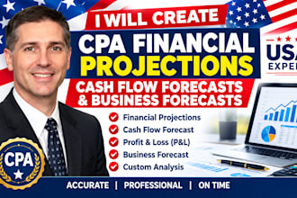 create CPA financial projections cash flow forecasts and business forecasts