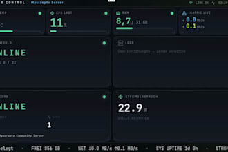 build, configure and host your custom server