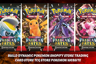 ai automated pokemon shopify store trading card website preorder pokemon website