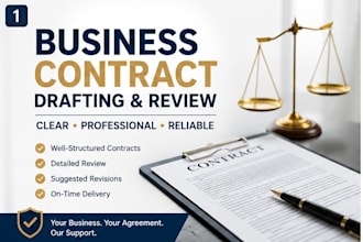draft and review business contracts, ndas, msas and sows