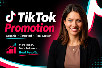 do organic tiktok promotion tiktok marketing tik tok video promotion followers