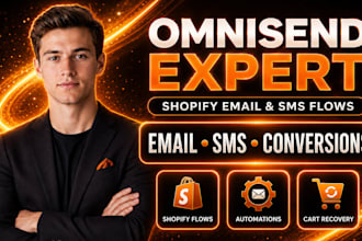 setup omnisend email marketing automation and shopify email flows
