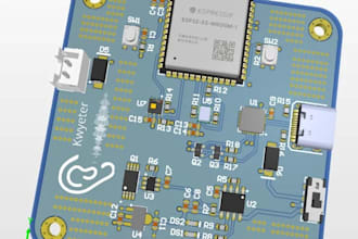 design esp32, iot, wifi and bluetooth pcb with schematic and firmware