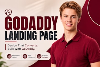 do godaddy landing page design responsive godaddy landing page godaddy builder