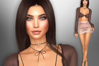 create sims 4 custom content cc mods with cc4 iclone and xgen