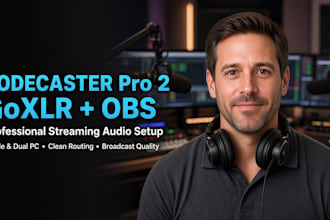setup rodecaster pro 2, goxlr and obs for streaming audio