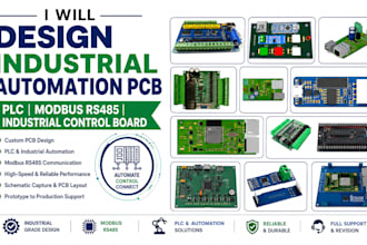 design industrial automation pcb plc modbus rs485 and industrial control board
