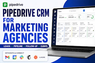 streamline pipedrive CRM for marketing agencies