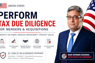 perform tax due diligence for mergers and acquisitions