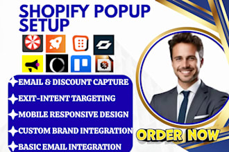 setup shopify popups using wisepops privy optimonk kaching pop convert sendwill