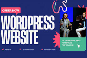 fix wordpress errors, bugs, and handle website updates website maintenance