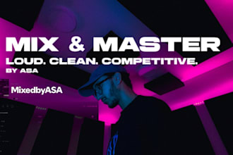 professionally mix and master your hip hop or trap song