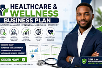 healthcare wellness business plan business analysis financial modeling strategy