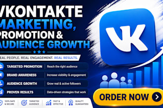 vkontakte marketing, promotion and audience growth